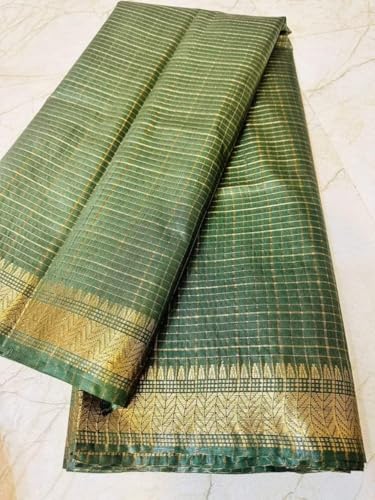 Vasthrlay Bhagalpuri Designer Unstitched Saree