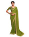 Vasthrlay Bandhani Georgette Unstitched Black Saree