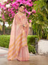 Vasthrlay Kanjivaram Pure Tissue Silk Pink Saree With Unstitched Blouse Piece