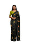 Vasthrlay Vichitra Embroidery Brown Black