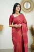 Vasthrlay Banarasi Unstitched Saree
