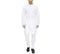Vasthrlay Men's White Cotton Kurta Pyjama for Festive