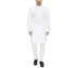 Vasthrlay Men's White Cotton Kurta Pyjama for Festive