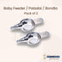 Stainless Steel Baby Feeder Spoon Paladai Set