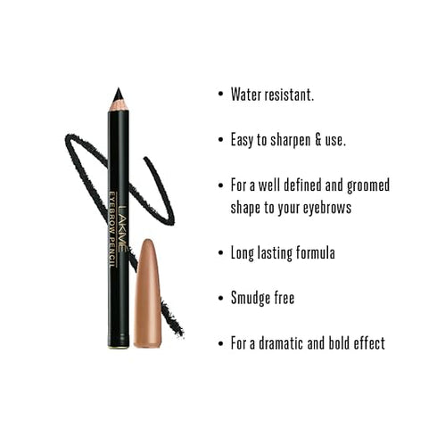 Lakme Eyebrow Pencil | Black