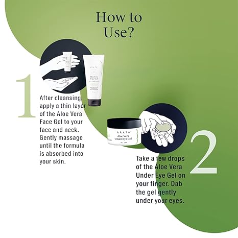 Arata Hydration Boost Aloe Vera Gel Combo