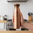 Pure Copper Water Bottle with Wooden Lid