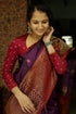 Vasthrlay Maroon Kanjivaram Saree
