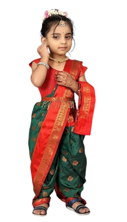 Vasthrlay Paithani Maharashtrian Contrast Traditional