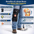 Open Patella Hinged Knee Immobilizer | Brace Knee Cap | Knee Belt Support for Joint Pain Relief Men and Women