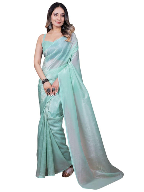 Vasthrlay Lavender Unstitched Saree