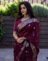 Vasthrlay Banarasi Unstitched Saree