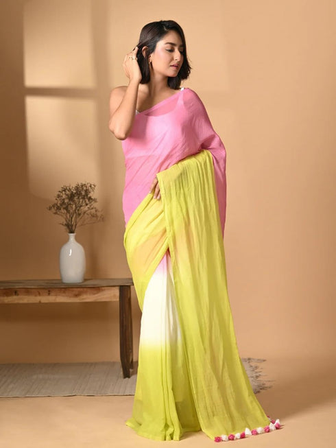 Vasthrlay Gradient Lightweight Elegant Unstitched