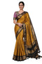 Vasthrlay Traditional Matching Unstitched Orangeblack