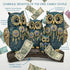 The Spiritual for Good Luck II Aesthetic Resin Owl Art Figure Showpiece II Feng Shui & Vastu