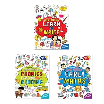 Learn Everyday 3 Books Pack for Children Age 4+