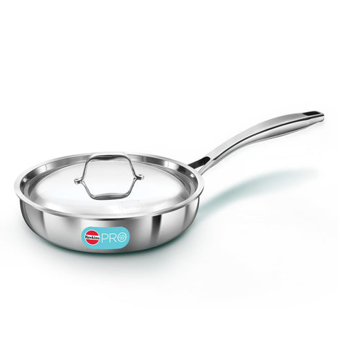 Hawkins Pro 22 cm Frying Pan Triply Stainless Steel Fry Pan