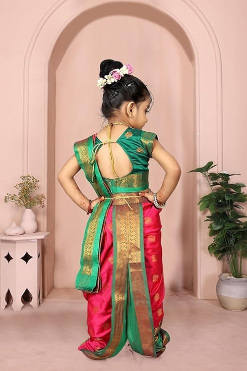 Vasthrlay Paithani Maharashtrian Contrast Traditional