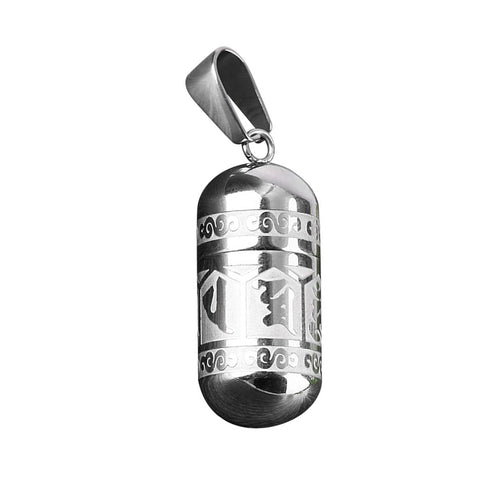 Engraved Openable Creative Perfume Bottle Memorial Urn Pendant Necklace