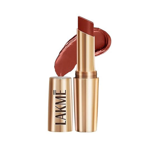 Lakme 9TO5 Primer + Matte Lip Color MR3 Red Rust Red Rust