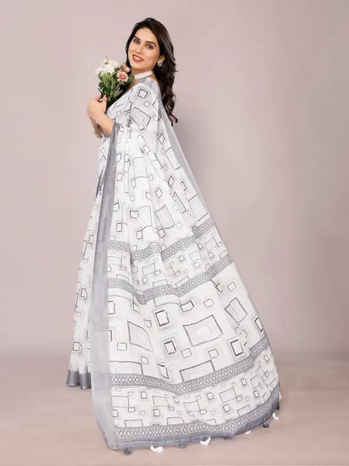 Vasthrlay Banarasi Traditional Unstitched Saree