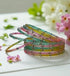 Multicolor kashmiri Glass Bangles Set for Women