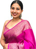 Vasthrlay Kanjivaram Kanchipuram Banarasi Yatri Saree With Blouse Piece