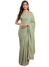 Vasthrlay Pink Border Unstitched Saree