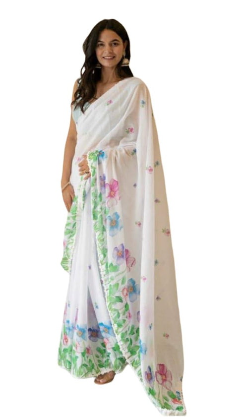 Vasthrlay Printed Multicolor Lightweight Breathable
