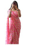 Vasthrlay Georgette Printed Unstitched Pink Free Ethnic Wear