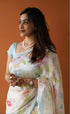 Vasthrlay Printed Organza Transparent Lightweight