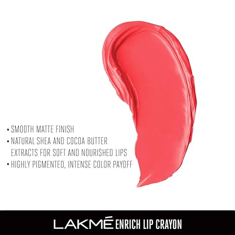 Lakme Enrich Lip Crayon | Shocking Pink