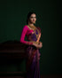 Vasthrlay Purple Kanjivaram Saree