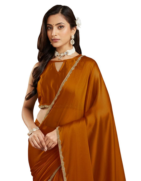 Vasthrlay Purple Decorative Unstitched Saree