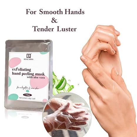 ROYAL NEEDS Hand Peel Mask For Dead Skin Removal With Aloe Vera