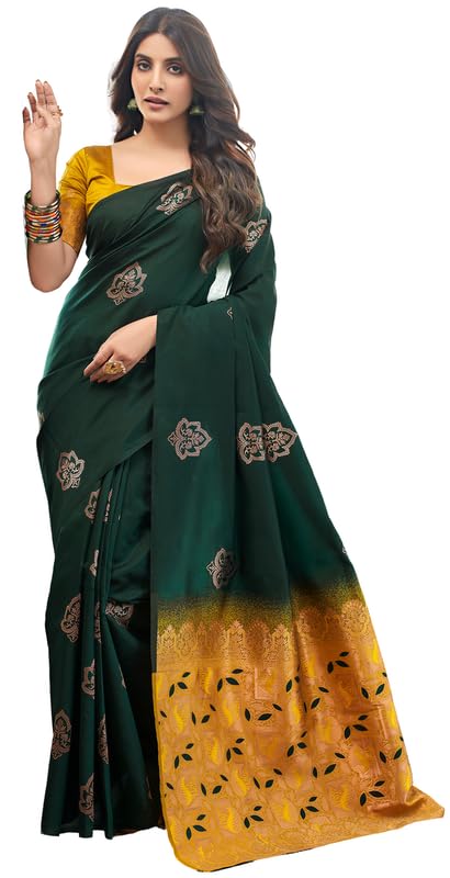 Vasthrlay Banarasi Unstitched Saree