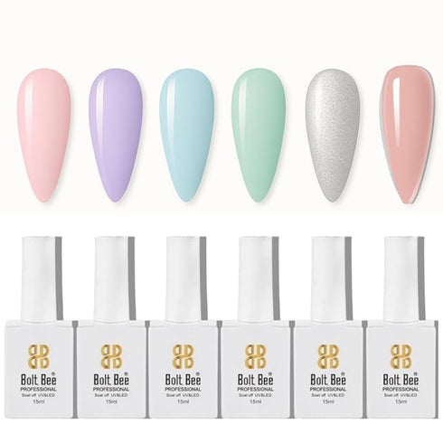 Bolt Bee Gel Nail Polish Set – 6