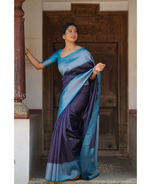 Vasthrlay Banarasi Border Saree