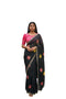 Vasthrlay Vichitra Embroidery Brown Black