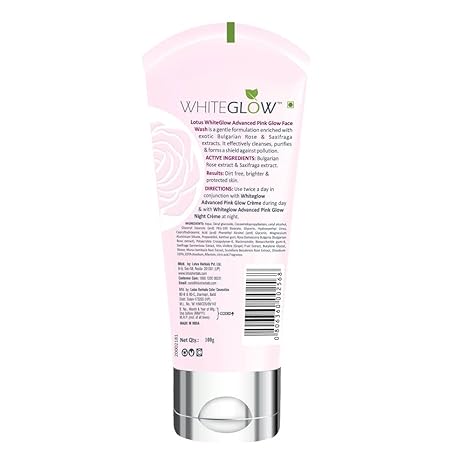 Lotus Herbals Whiteglow Advanced Pink Glow Face Wash