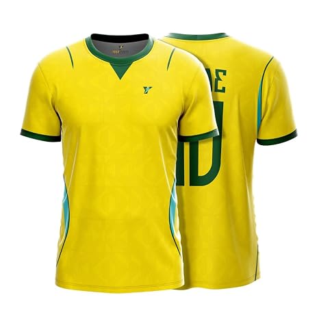 Brazil Home 2026 Football Jersey For Men Boys Kids Women| Football World Cup 2026 Fan Jersey| Custom Personalised Soccer Jersey With Name & Number Size