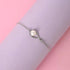 Clara 925 Sterling Silver Real Pearl Pendant Bracelet