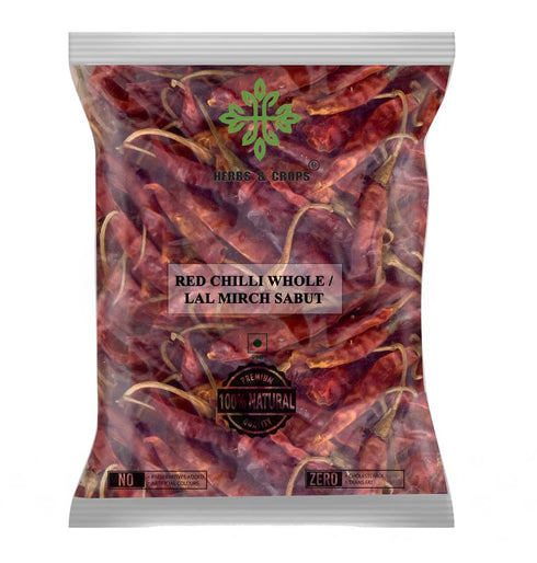 Herbs and Crops Select Red Chilly Whole