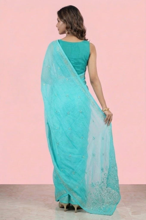Vasthrlay Embroidered Swarovski Ethnic Wear