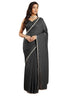 Vasthrlay Maroon Georgette Border Unstitched Saree