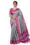 Vasthrlay Traditional Matching Unstitched Orangeblack