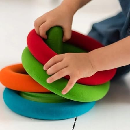 Rubbabu Colourful Ring Toss Set