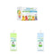 Mamaearth Fruit Based Nourishing Clear Bathing Bar & Milky Soft Shampoo & Nourishing Baby Hair Oi
