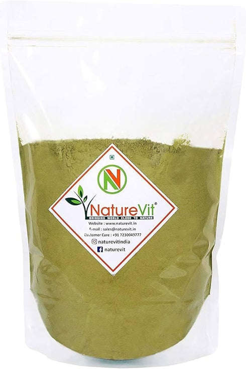 NatureVit Indigo Powder Natural Hair Dye for Healthy| Lustrous Hair