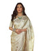 Vasthrlay Elegant Traditional Cream Saree With Matching Blouse Piece